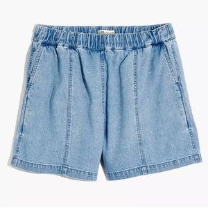 Denim Easy Pull-On Shorts